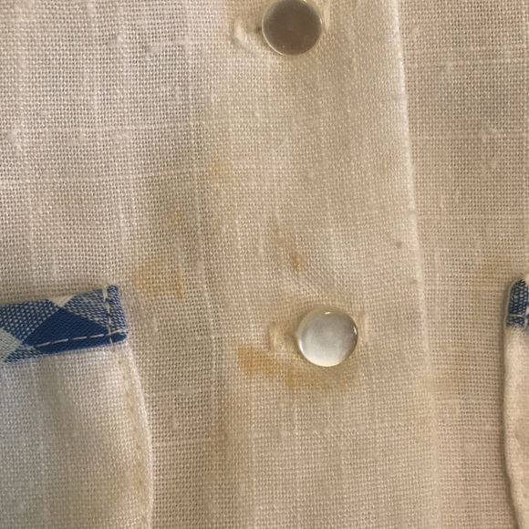 Vintage Blue Gingham Dress and Jacket ca. 1985 - Picture 6 of 7